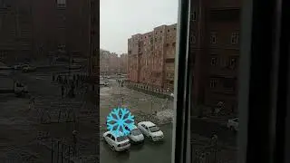 у нас первый снег❄️!