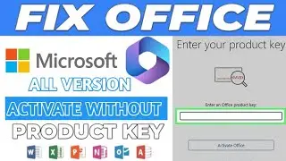 How to Activate Microsoft Office  without Product Key