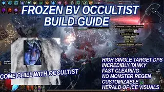 Cold conversion Blade Vortex Occultist build guide || SSF Sentinel guide