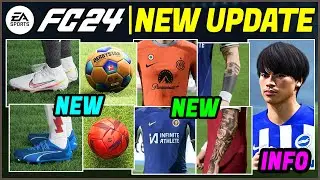 EA SPORTS FC 24 NEWS | ALL NEW Real Faces, Boots, Kits & More - Title Update #5