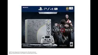 PS4 PRO God of War Console bundle unboxing By F3