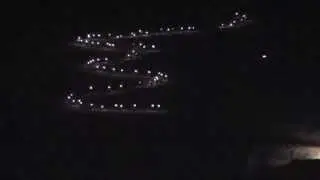 Descente aux flambeaux de l'ESF des Saisies