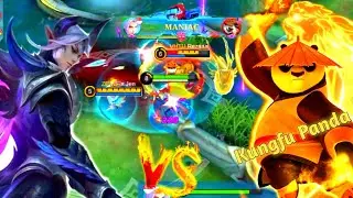 LING Vs AKAI KUNGFU PANDA NEW SKIN - LING BEST BUILD HIGHT DAMAGE ~ MLBB