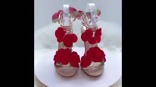 Women's Stiletto Heel Peep Toe With Lace-up Shoes