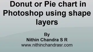 Create Donut or pie chart in photoshop | Web and Graphic design