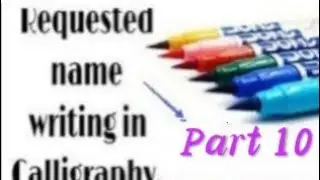 Taking name requested in the comments|Name calligraphy lettering|fun with rifqa 💕🤗🤗