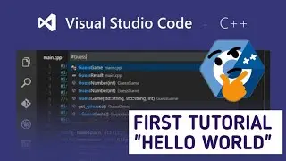 Visual Studio Code C++ First Program 