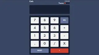 Part-1 | Calculator App | HTML CSS and JavaScript | Frontend Mentor Challenge | E-CODEC