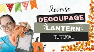 How To Reverse Decoupage on Glass For Beginners – Step By Step Tutorial