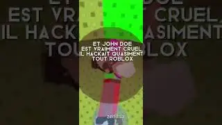 || Hackeur Les Plus Dangereux De L’histoire Roblox || - John doe // #short #roblox