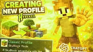 I CREATED A NEW PROFILE! (Hypixel SkyBlock)