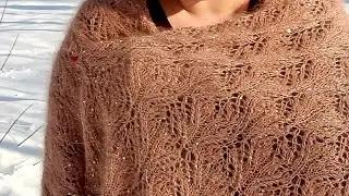 // САМЫЙ НЕВЕРОЯТНЫЙ ПАЛАНТИН СПИЦАМИ  "КАРАМЕЛЬ"//