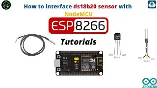E.P:-26 | How to interface ds18b20 sensor with NodeMCU |  NodeMCU Tutorial  | Tech For Fun