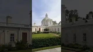 Левая часть Большого Меньшиковского дворца со стороны Южного парка.Ораниенбаум 2024