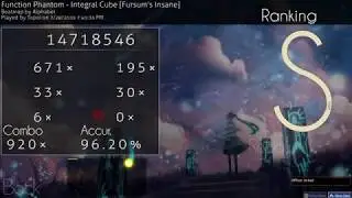 osu! | Function Phantom - Integral Cube +HDNC S