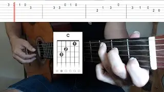 SUPER EASY - How to Play Right Here Waiting - TAB (Guitar lesson )