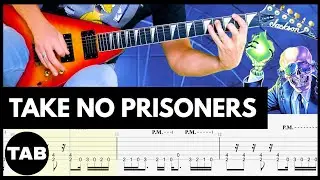 TAKE NO PRISONERS Megadeth Guitar TAB | Lesson | Tutorial | Cover