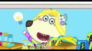 Lovely Lucy 🪁 Baby Wolfoo Plays 100 Layers Food Challenge   Learns Healthy Food Choices  Wolfoo Fam