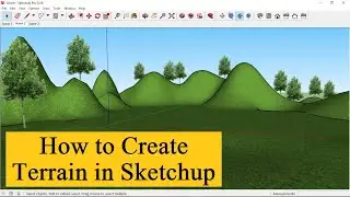 How to Use Sandbox Tool in Sketchup in Tamil | How to Create Terrain and Landscape in Sketchup | MDS