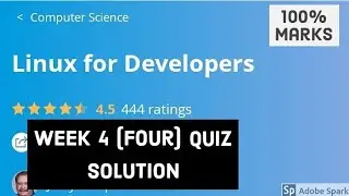 Coursera: Linux for developers week 4 all quiz answer || kernal modules and device management answer
