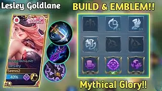 Build Lesley Tersakit + Attack Speed - Lesley Goldlane | MOBILE LEGENDS