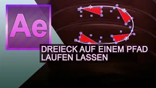 After Effects - Dreieck läuft einem Pfad entlang - Animation! (1080p)