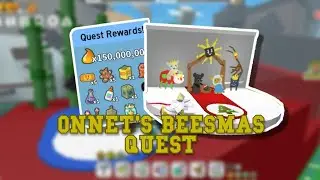 Completing Onett's Beesmas quest! | Roblox Bee Swarm Sim