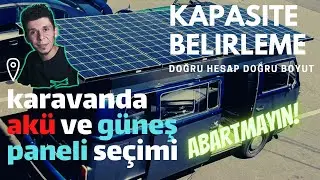 HOW TO CALCULATE BATTERY AND SOLAR PANEL IN A CARAVAN | DON'T SPEND TOO MUCH MONEY | CARAVAN BUIL...