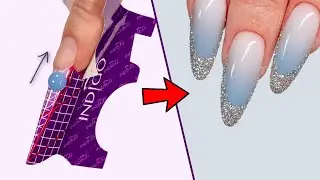 DÉGRADÉ ONGLES EN ACRYGEL (Extensions Chablon)