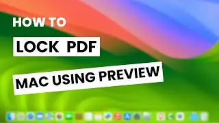 How To Lock a PDF on Mac using Preview