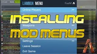 FiveM/ Installing Mod Menus