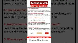 Accenture Job Interview Questions and Answers to ace your Dream Job