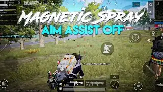 Magnetic Sprays🥶 | Aim assist off | BGMI Montage#bgmi
