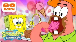 SpongeBob | 80 MINUTEN der süßesten Leckereien in Bikini Bottom! | SpongeBob Schwammkopf