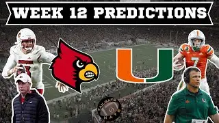 Louisville vs Miami (FL) Game Prediction 2023 College Football Week 12