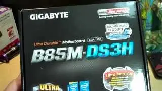 Unboxing the Gigabyte B85M-DS3H Motherboard