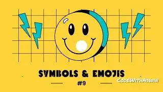#9 HTML Symbols & Emojis Explained🚀 | Special Characters, Entities & Unicode | TAMIL | CodeWithAswin