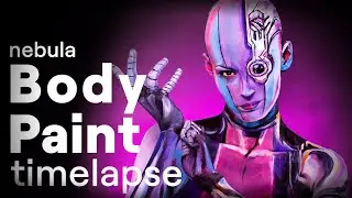 Nebula Makeup Transformation ⭐ Time lapse ⭐Tutorial & NFT art
