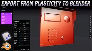 The Plasticity to Blender Pipeline