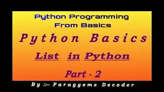 Methods in List | Python Lists | List Functions| append() Remove() insert() |Python Tutorials 20