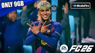 ONLY 9GB❗INSTALL PES 2017 MINI PATCH FC26 FULL UPDATE ON LAPTOP OR PC