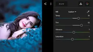 Lightroom New Dark Blue Tone Photo Editing|Preset Download Free| Lightroom photo editing Tutorial