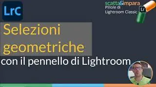 Selezioni geometriche con il pennello di Lightroom Classic