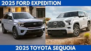 New 2025 Ford Expedition Vs. 2025 Toyota Sequoia are both impressive full-size SUVs Comparison