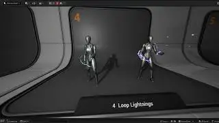 Character Lightnings VFX.  UE 5