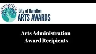 2015 Arts Administration Award Recipients