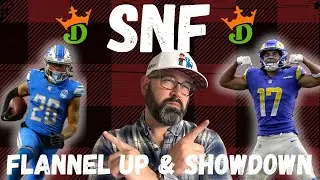 NFL DFS DraftKings Showdown LIVE Strategy For Rams-Lions Sunday Night Football