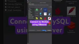 Connect to MySQL Database using DBeaver