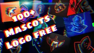 Professional logo  100+ Mascot Logo Pack Template | No TEXT| Free Gaming Logo No Text Android 2020