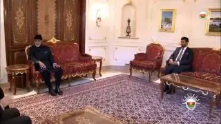 جلالة السلطان المعظم يستقبل سمو السيد فهد بن محمود آل سعيد وسمو السيد شهاب بن طارق آل سعيد